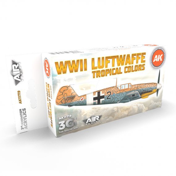 Wwii luftwaffe tropical colors