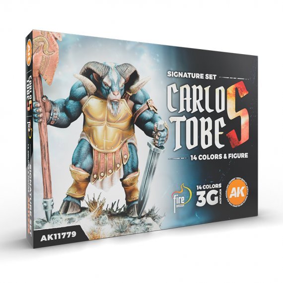Carlos tobes 3gen signature set 14 colors & 1 figure