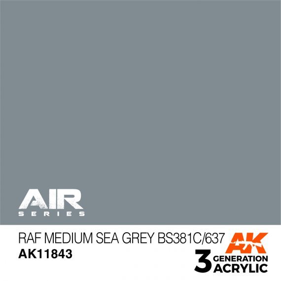 Raf medium sea grey bs381c/637 air