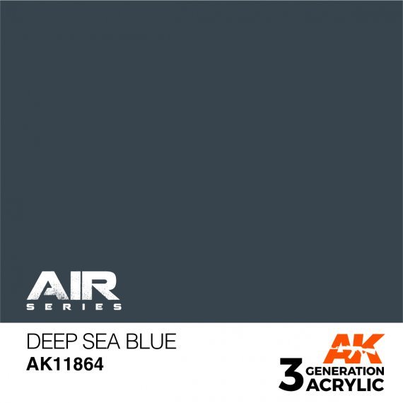 Deep sea blue air