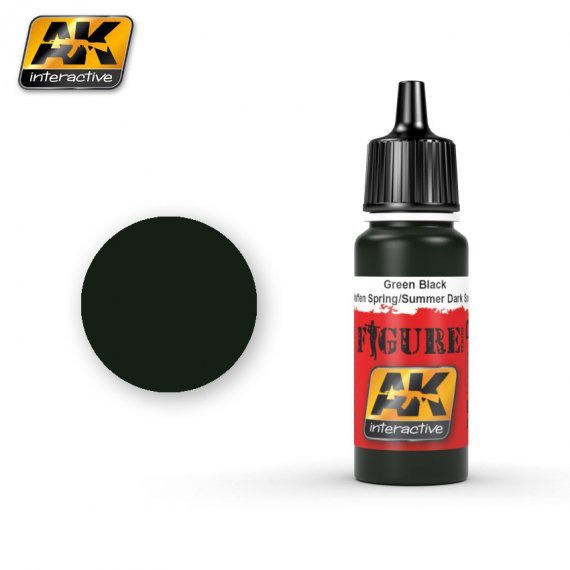 Ak3064 green black / waffen spring/ summer dark spots -40-