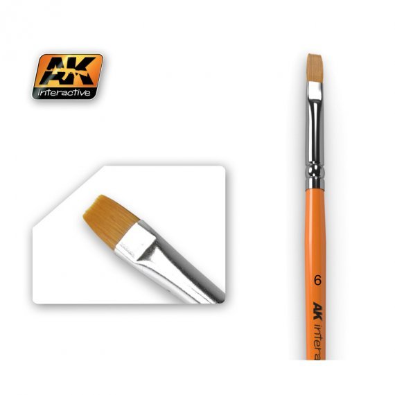 Flat Brushes 6 Synthetic