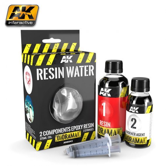 Resin water 2 components epoxy resin 375ml