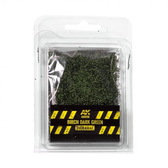 Birch Dark Green Leaves 28MM / 1:72 for 7gr Bag