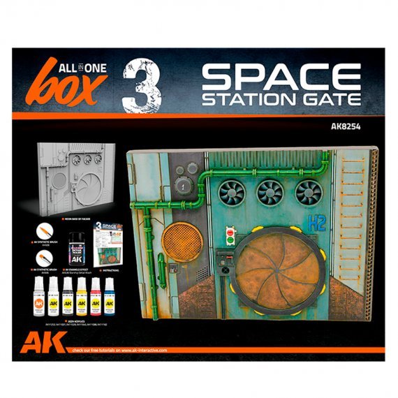 All in one set box 3 space station gate
