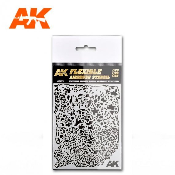Flexible Airbrush Stencil for 1/20, 1/24 and 1/35