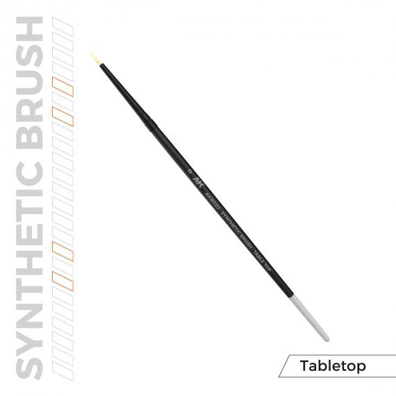 Tabletop 0 synthetic brush