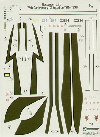 1/72 Buccaneer S.2B XX894 75th Anniversary scheme