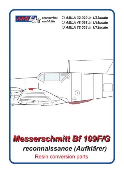 1/32 Messerschmitt Bf-109F-4/Bf-109G resin set