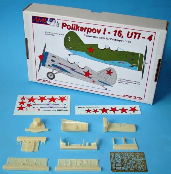 1/48 Polikarpov I-16 UTI-4 Interior set (Russia)