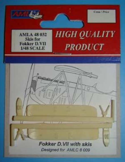 1/48 Fokker D.VII  skis (Finnish version)