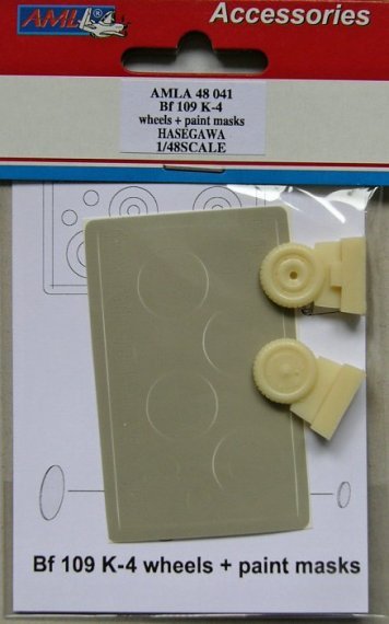 1/48 Messerschmitt Bf 109K-4 wheels + paint masks