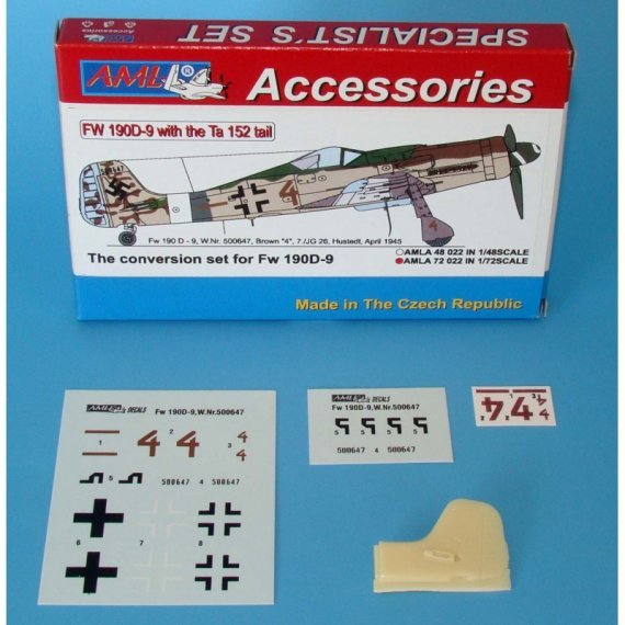 1/72 Fw 190D-9 with Ta 152 tail (upgrade set)