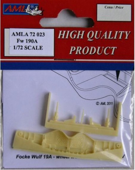 1/72 Focke Wulf 190A wheel well set (ACAD/TAM/REV)