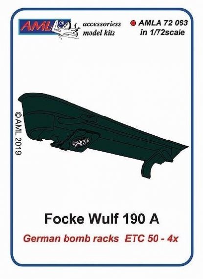 1/72 Fw 190A German bomb racks ETC 50