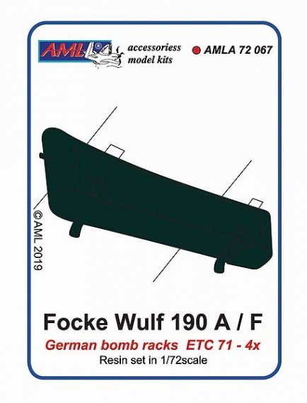 1/72 Focke-Wulf Fw-190A/F ETC 71 bomb racks