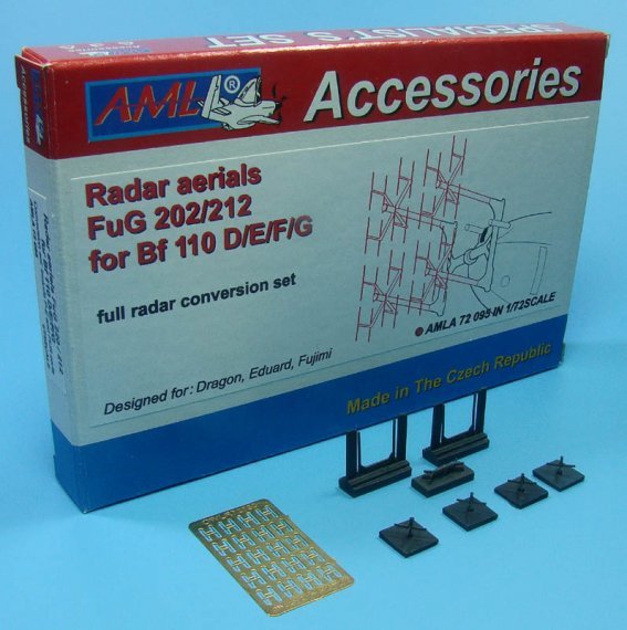 1/72 Bf-110 full Radar aerials conversion FUG 202/212
