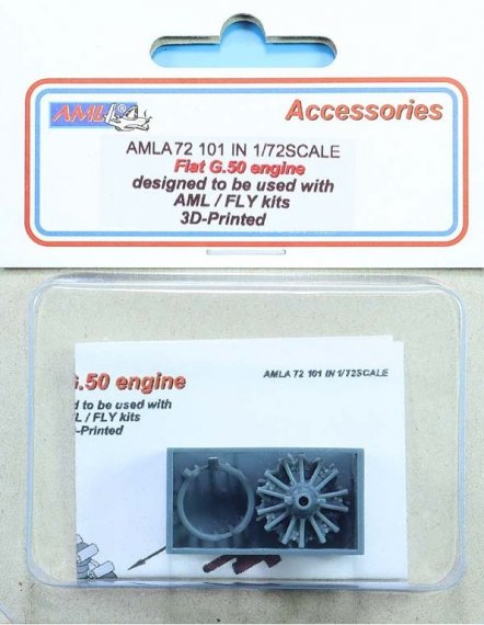 Motor Fiat G.50 1/72 FLY/AML Detailset