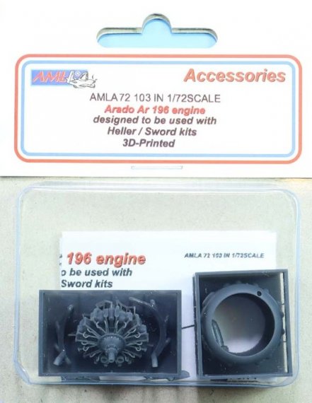 AML Motore Arado Ar 196 1/72 per Heller/Sword