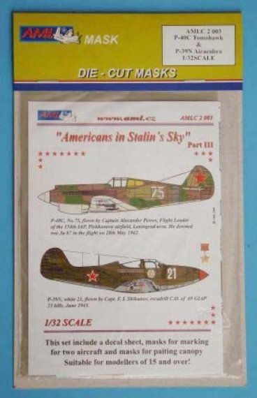 1/32 P-40C Tomahawk and P-39N Airacobra Americans in Stalins Sky