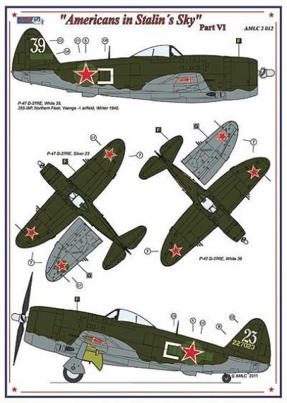 1/32 Americans in Stalin SkyPart VI P-39N & P-47D