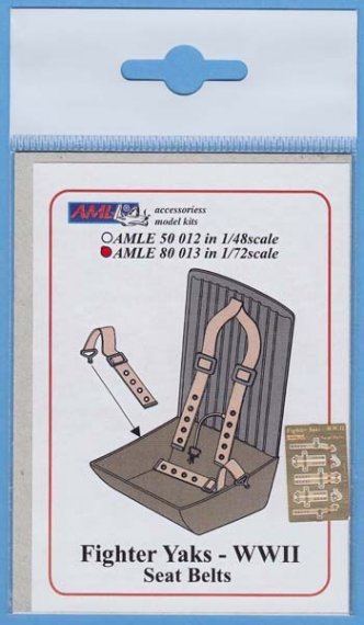 1/72 Fighter Yaks  WWII Seat Belts