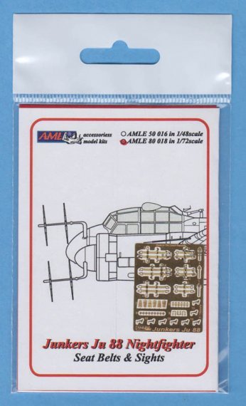 1/72 Junkers Ju-88 Nightfighter-seat belts and gun sights