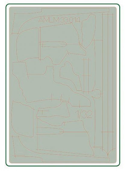 1/32 Curtiss P-40C Tomahawk Mk.IIB Camouflage painting masks