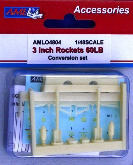 1/48 3-inch Rockets 60LB  Conversion set