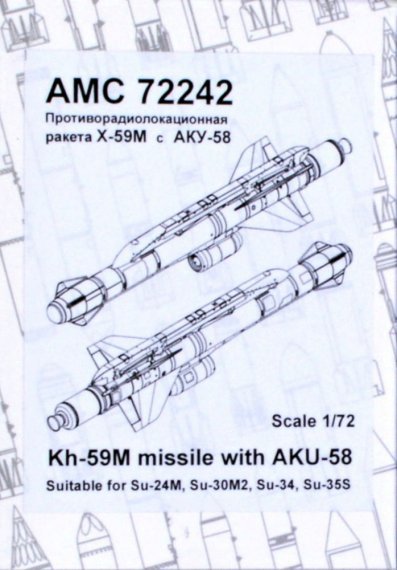 1/72 Kh-59M missile with AKU-58