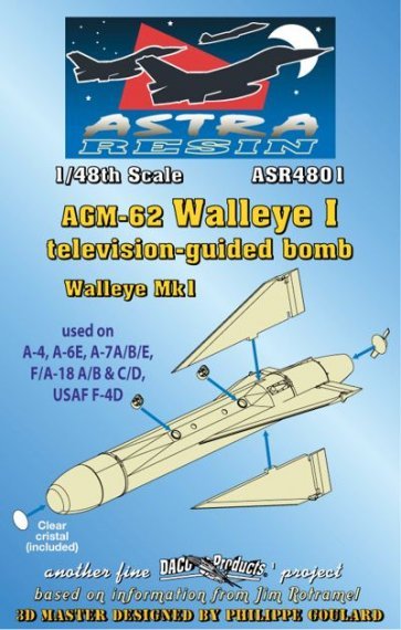 1/48 AGM-62 Walleye I television-guided bomb Walleye Mk.I