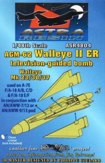 1/48 AGM-62 Walleye II ER television-guided bomb Walleye Mk.23/M