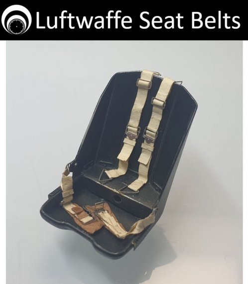 Airscale 1/24 Luftwaffe Seatbelts WWII Detail Set