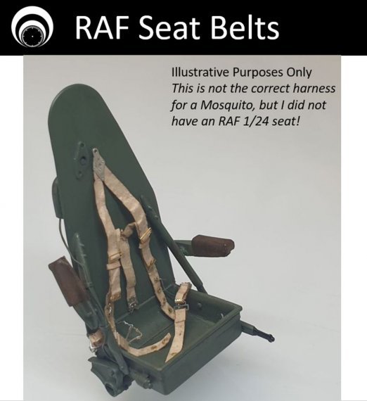 Airscale Cinture RAF WWII Sutton Harness 1/24