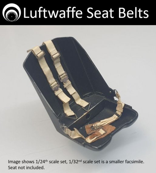 Airscale Ceintures de s�curit� Luftwaffe WWII 1/32