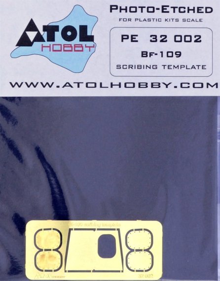 1/32 Bf-109 scribing template