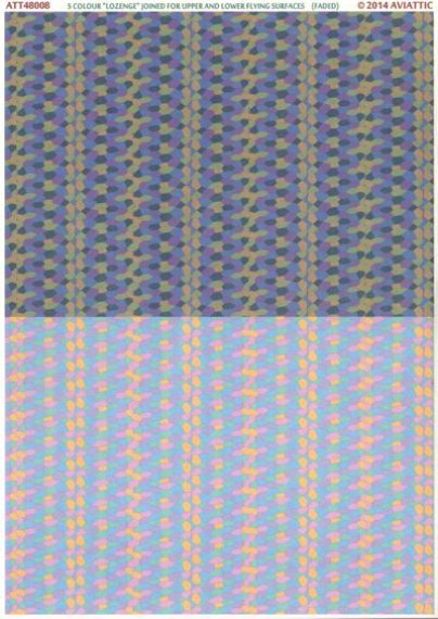 1/48 5 colour lozenge joined