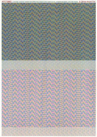 1/72 4 colour lozenge joined