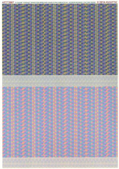 1/72 5 colour lozenge joined