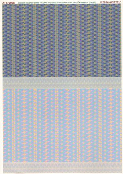 1/72 5 colour lozenge joined