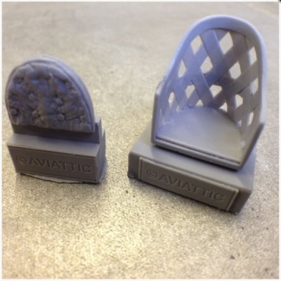1/32 Peach Basket seat and cushion for Nieuport types
