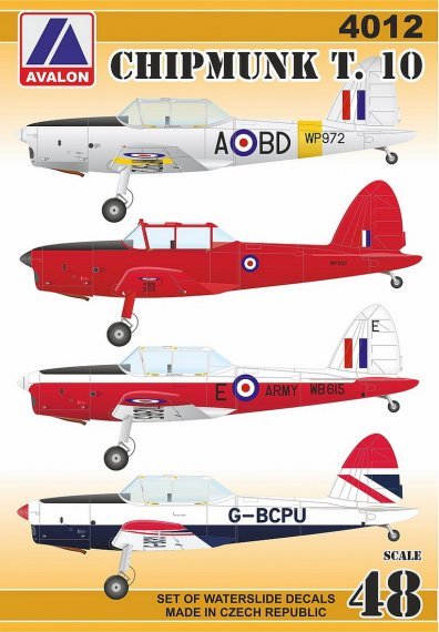 1/48 De Havilland Dhc Chipmunk T.10