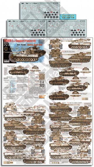 1/35 SchPzAbt 503 Tiger Is & Support Pz.Kpfw.IIIs