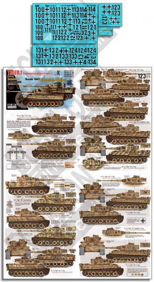 1/35 SchPzAbt 503 Tiger Is Kursk 1943 Operation Citadel 1.K
