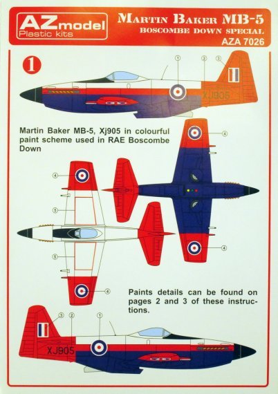 1/72 Martin-Baker MB.5 Prototype Boscombe Down