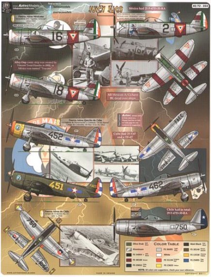 Aztec 1/48 P-47D Thunderbolt Lateinamerikanische Luftstreitkr�ft