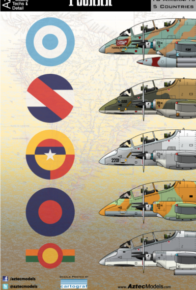 1/48 South Warriors 1 F.M.A. IA-58A/D Pucara