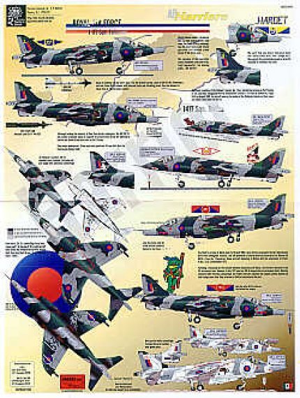 1/72 RAF Harriers/Spain AV-8A, GR-1A, GR-3, TAV-8A