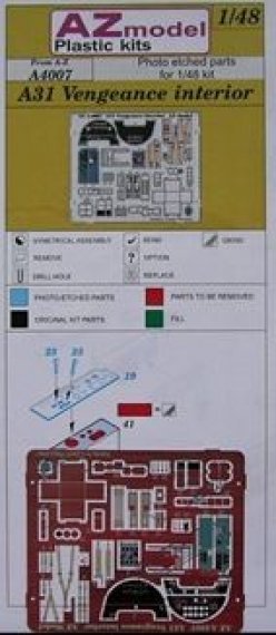 1/48 A31 Vengeance  Interior PE Set