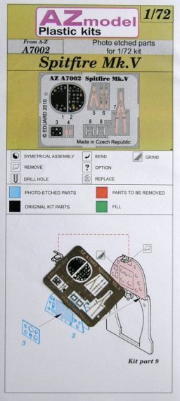 1/72 Spitfire Mk.V (PE set)